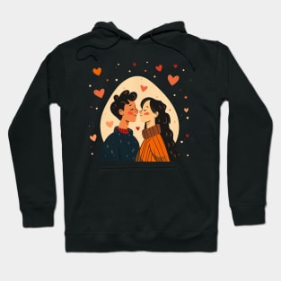 Valentine Romantic couple love birds Hoodie